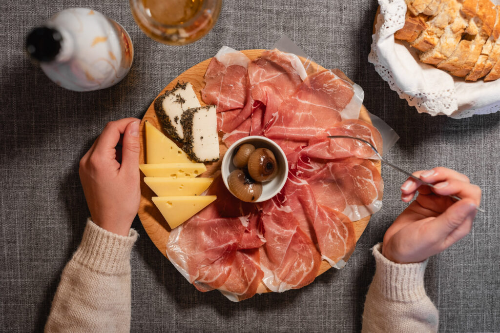 Piatto di Prosciutto di Sauris